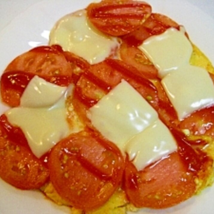 トマト＆チーズ　❤豆腐オムレツ❤
